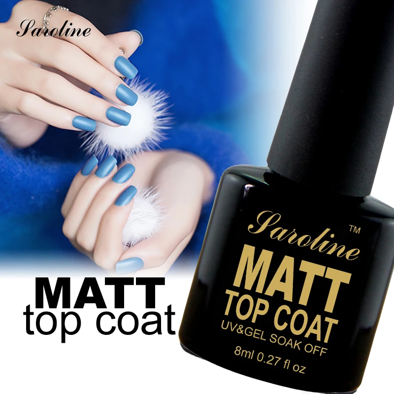 Varnish Nail Art Matt Top Coat Gel Lacquer Soak Off Uv Varnishes for ...