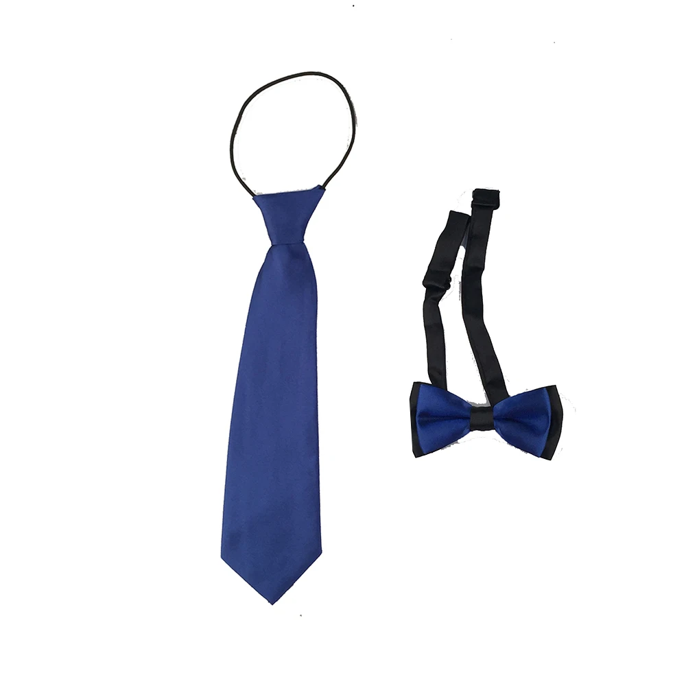 Комплект из 2 предметов, высокое качество детская одежда, унисекс, однотонный галстук туфли с украшением-бантом для свадьбы для мальчиков, галстук-бабочка, Костюмы AccessoriesTR0011 - Цвет: Royal Blue
