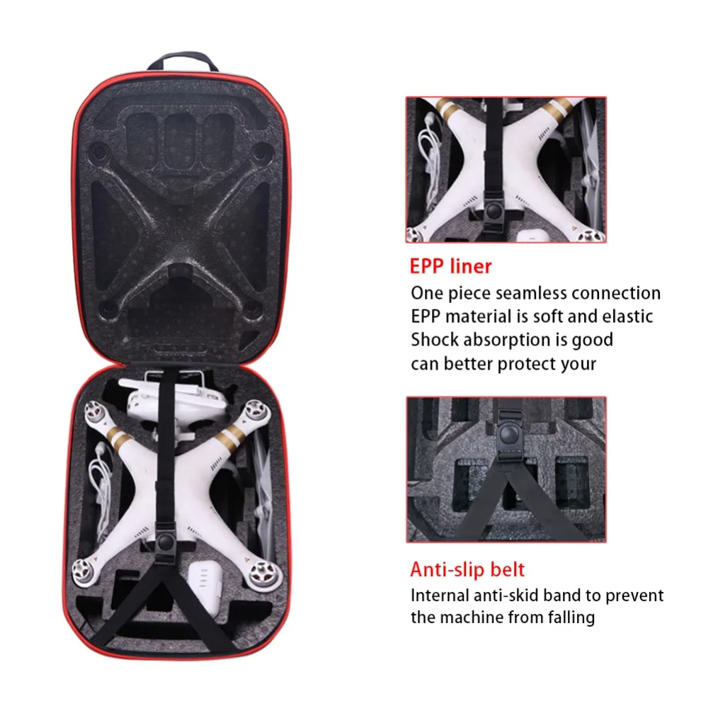 2016 phantom 3 Hardshell Bag Backpack Shoulder Carry Case Hard Shell Box for DJI Phantom 3 Standard FPV Drone Quadcopter 2016 phantom 3 Hardshell Bag Backpack Shoulder Carry Case Hard Shell Box for DJI Phantom 3 Standard FPV Drone Quadcopter