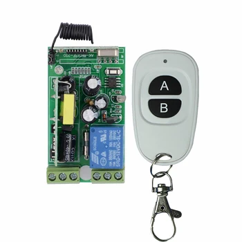 

AK-RK01S-220-E 220V 110V 1CH 10A RF Wireless Remote Switch For Light Lamp LED Receiver Transmitter