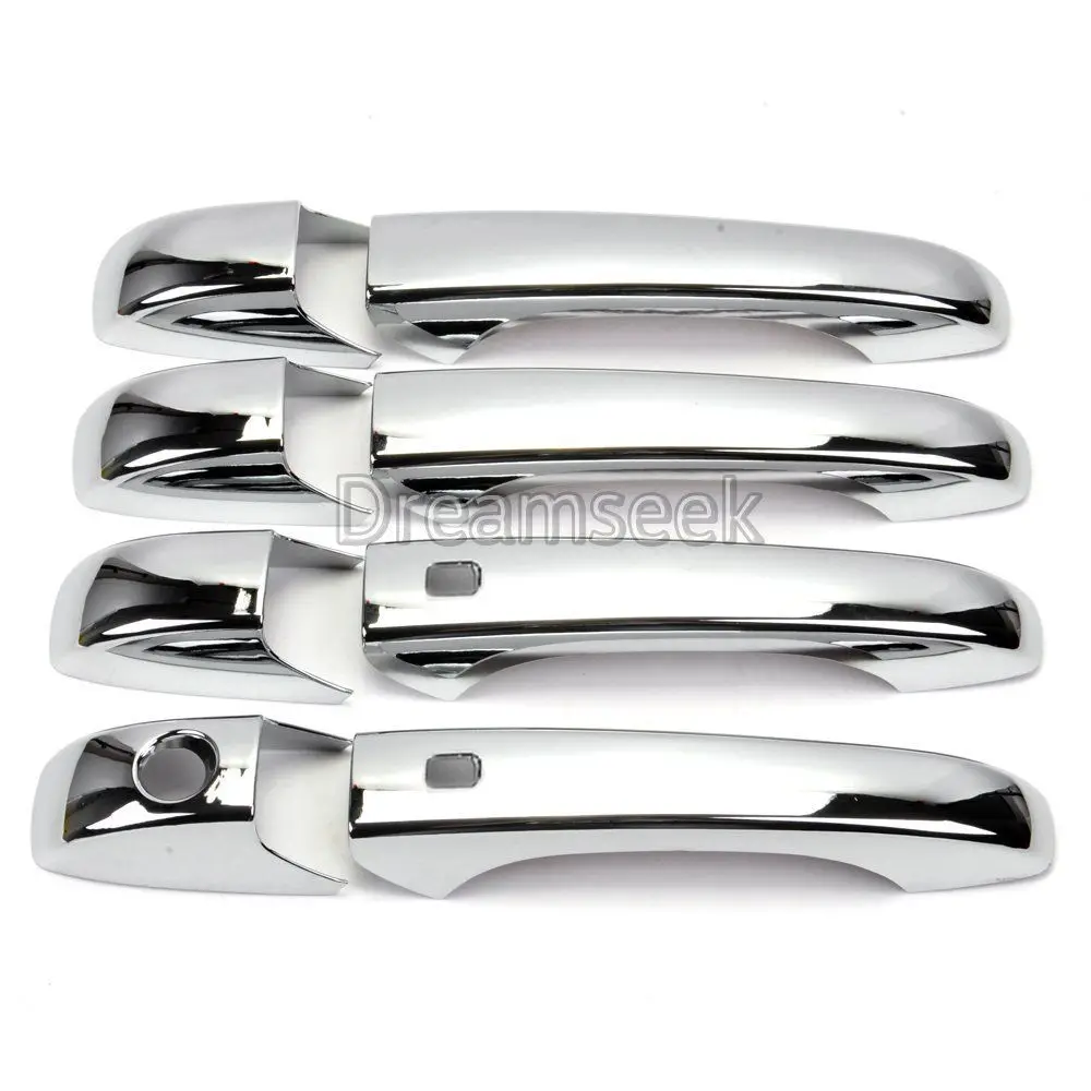 New Set For 2005-2010 Chrysler 300//300C Mirror Chrome Door Handle Cover Keyhole