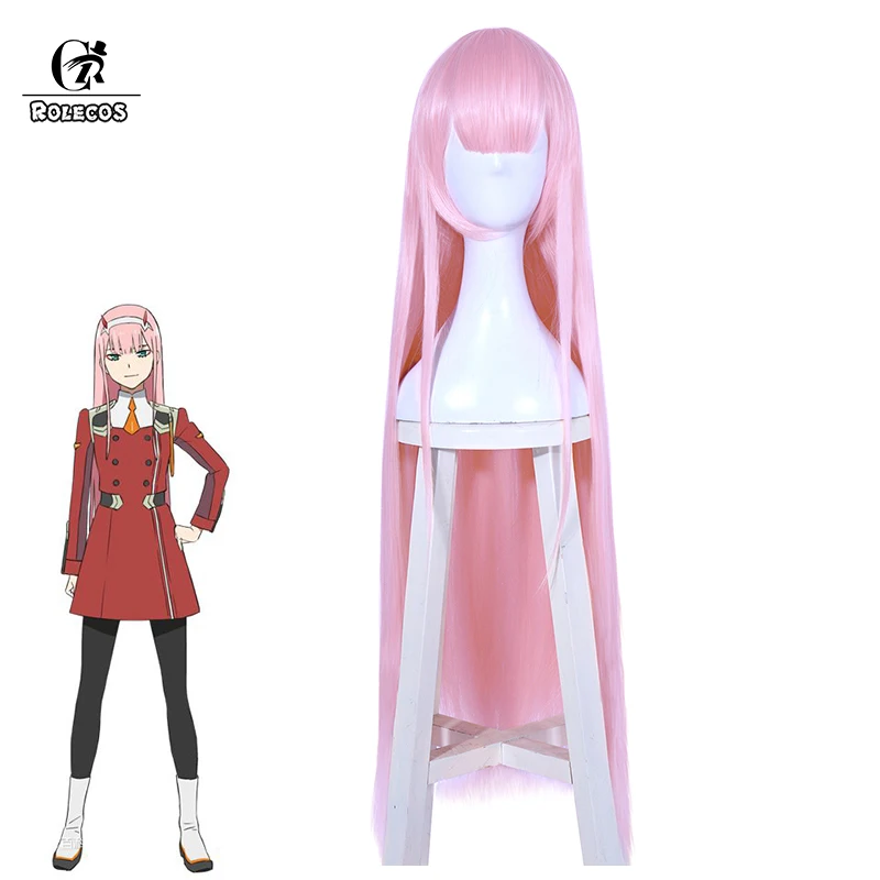 Парик для косплея ROLECOS DARLING in the FRANXX 02 косплей синтетические волосы аниме Zero Two 100 см