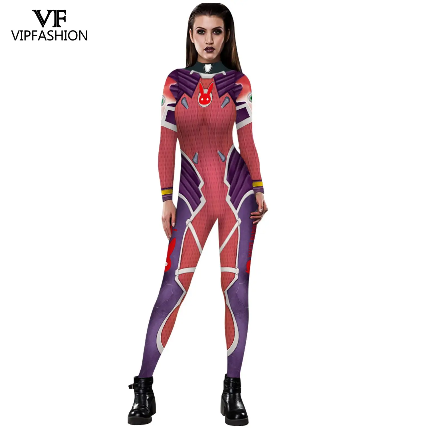 Najtaniej Moda vip czarna lilia Anime gra przebranie na karnawał kombinezony D. VA Zentai elastan Lycra body Halloween karnawał kostium imprezowy