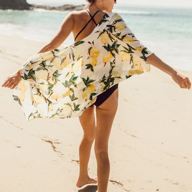 Best Offers Women Sexy Bikini Beach Cover-up Ladies print lemon cardigan long sleeves beach bra sets blouse Swimwear Mesh Dress Aug3 Best Offers Women Sexy Bikini Beach Cover-up Ladies print lemon cardigan long sleeves beach bra sets blouse Swimwear Mesh Dress Aug3
