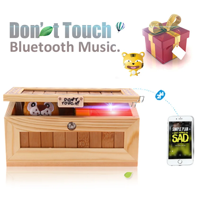 

HOT SALE Children New Electronic Useless Box with Sound Cute Tiger Toy Gift Stress-Reduction Desk Funny Decorative Toys 2019