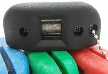 1 X Schlittschuh Klinge Mini Handheld Spitzer Schärfen Stein Werkzeug Zufällige Farbe 045-493