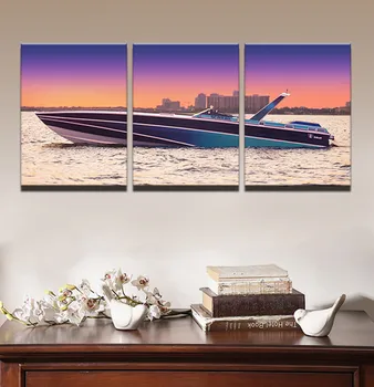 

5d diy Diamond Painting Cross Stitch Sunset Yacht Ship Boat Seascape,Full square Diamond Embroidery,diamond Mosaic wall stickers