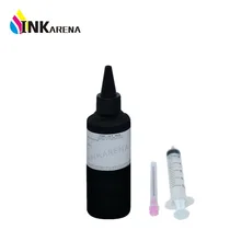 INKARENA 100 мл черный универсальный краситель чернила Замена для hp для брата для CANON для Epson для всех струйных принтеров СНПЧ чернила