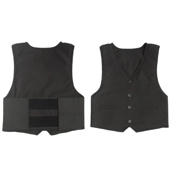 

New 4 Layer Stab Resistant Vest Lightweight Soft For Police Use V-Neck Covert Schutzweste Tatico Self-Defense Anti Cut Stab Vest
