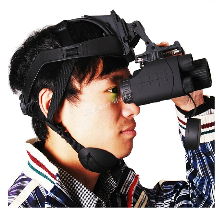 Профессиональный Полный Темный Gen1 IR 3X44 мощный Монокуляр инфракрасные очки ночного видения телескоп с бесплатным комплектом для крепления на шлем# NV550