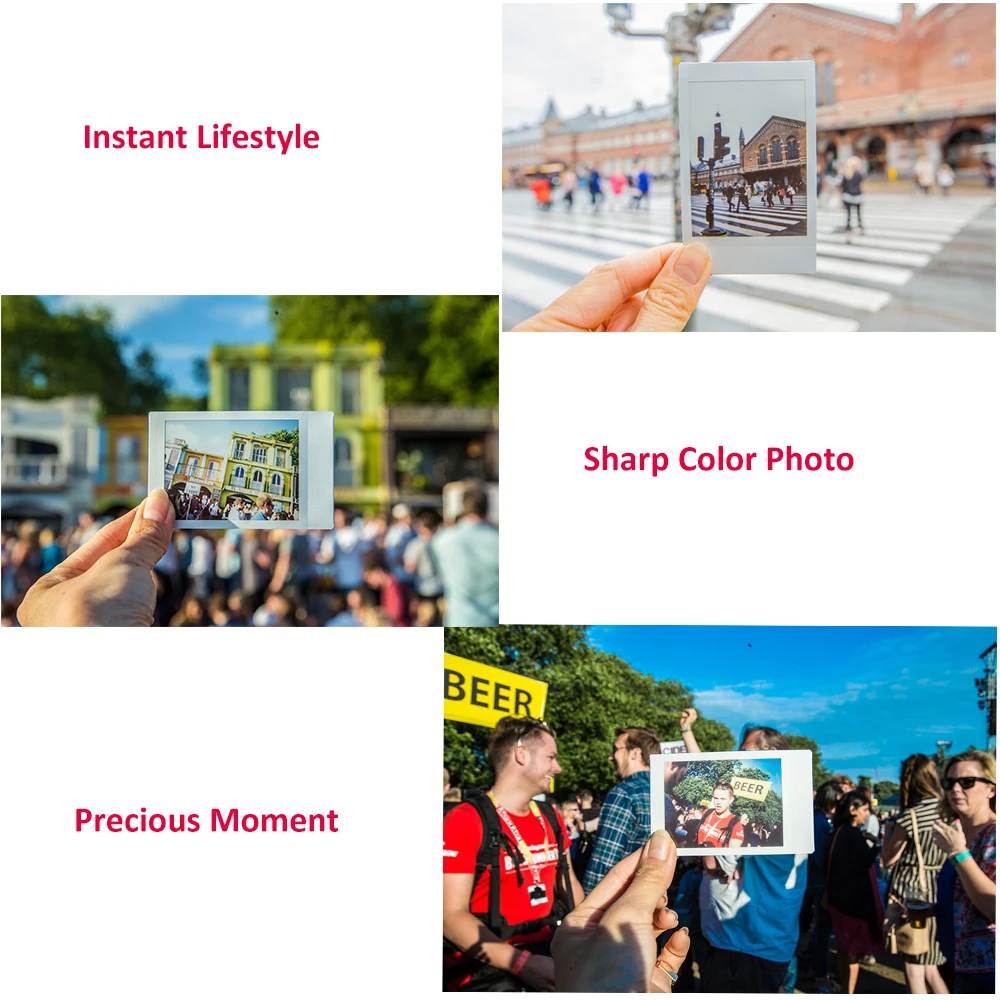 Фотобумага Fujifilm Instax Mini 200 листов белая мгновенная фотобумага для Fuji 7s 8 9 11 25 50s 70 90