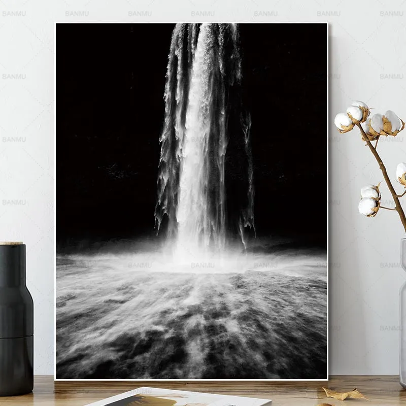 

canvas painting Wall art pictures no frame decor poster art prints Waterfall on canvas Wall Picture decoration for living room
