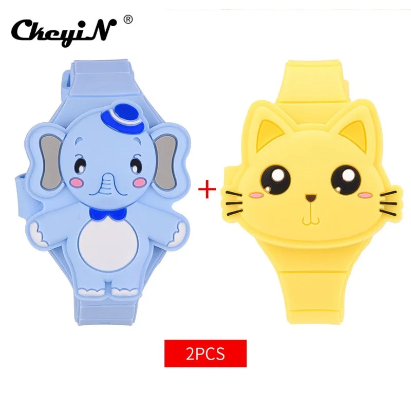 2 стиль модные силиконовые детские часы мультфильм светодио дный животных светодиодный цифровой дисплей Электронные флип ребенок часы