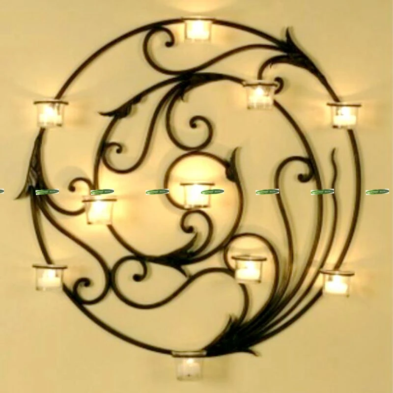 60cm Metal Wedding Home Office Furniture Decor Wall Mount Pocket Pillar Round Candle Holder Stand Stick No Candle Black Fl5257 Candle Pendant Candle Colorscandle Painting Aliexpress