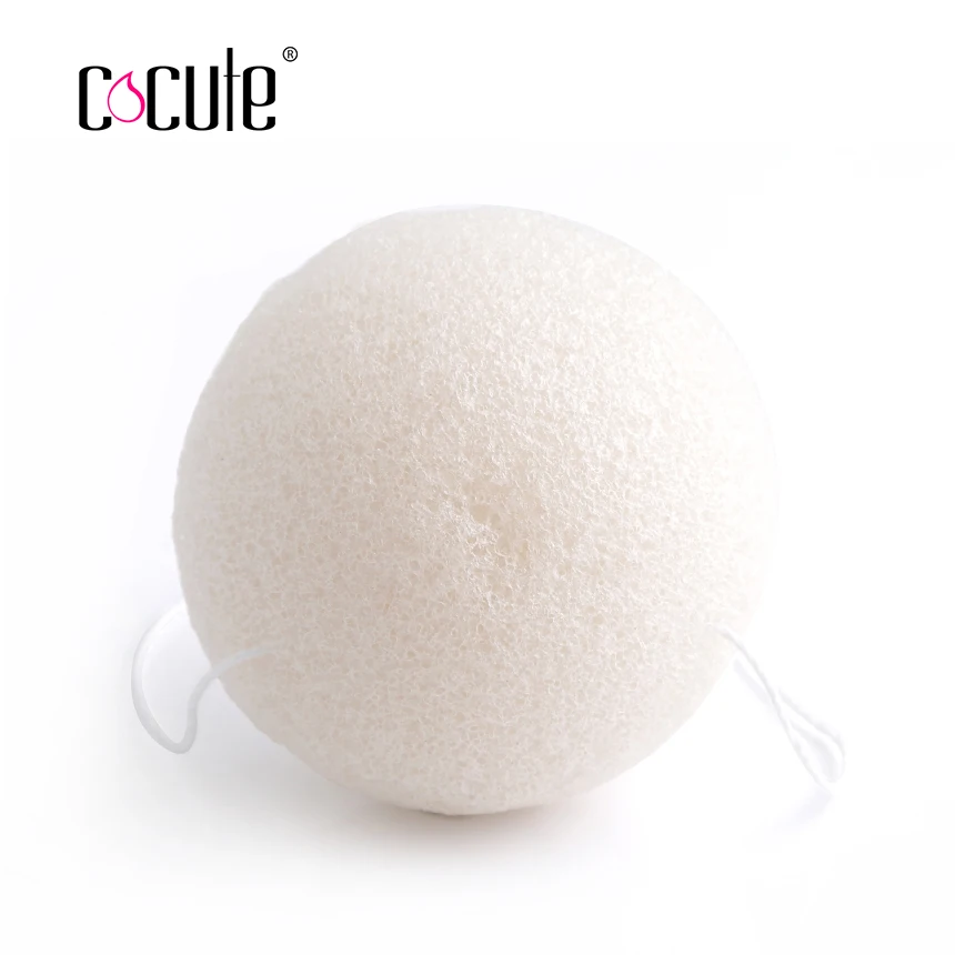 Губка Cocute Konjac 100% натуральная губка для ухода за кожей лица|sponge beauty|konjac spongenatural konjac