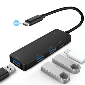 

Thunderbolt 3 4 port USB HUB Type c to multi usb2.0 USB 3.1 Adapter for MacBook Pro Samsung s9s s10 huawei mate 20 P20 USB C HUB