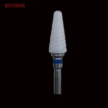 

20 pcs Conical Shape- White Zirconia Ceramic Dental Lab Burs - Cross Cut