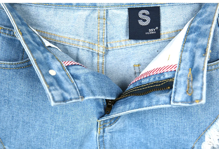 Сексуальные джинсовые шорты с заклепками, женские летние джинсовые шорты с высокой талией, модные шорты с бахромой, женские шорты в Корейском стиле