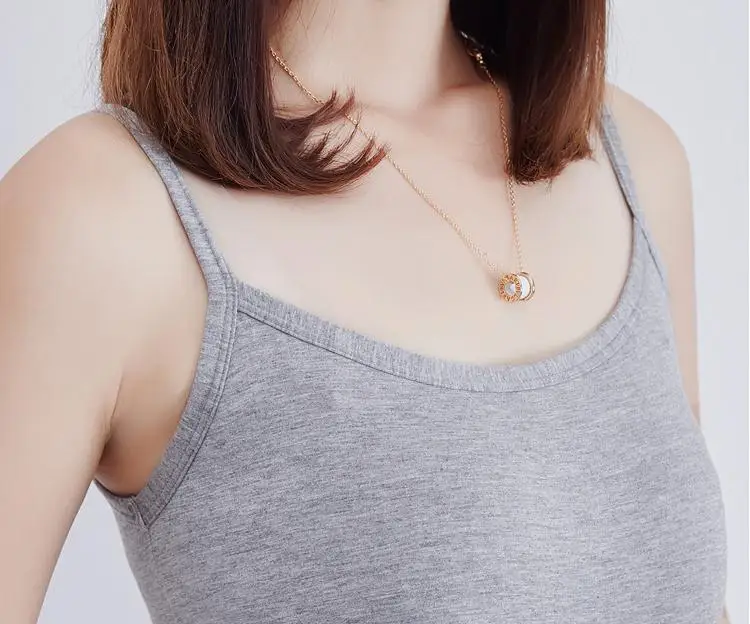 Modal Women's summer full slips with shoulder-straps render vest inside lingerie slip dress underskirt