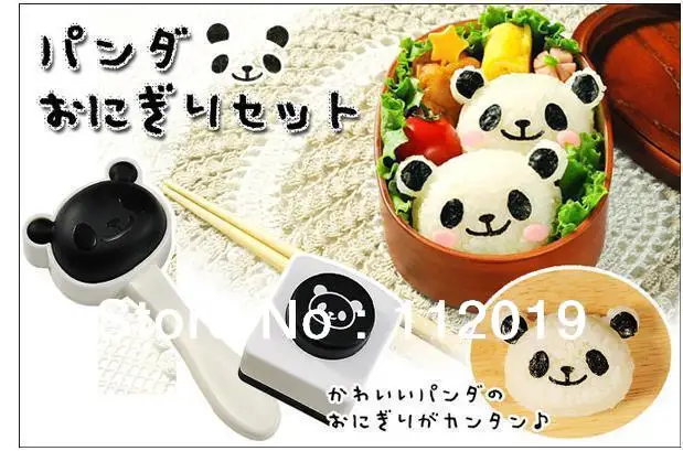 Новые милые мини-суши в форме панды, резаки для водорослей, рисовые шарики, пресс-формы, набор пресс-инструментов