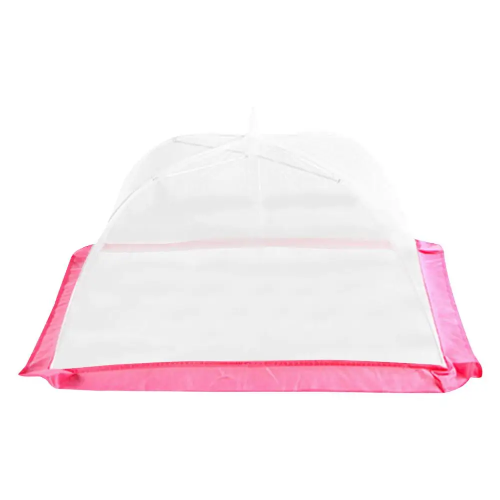 

2PCS Foldable Table Cover Fly Rectangular Food Cover Outdoor Camping Umbrella Mesh Food Covers Luxury Large Food Cover Tent 100%