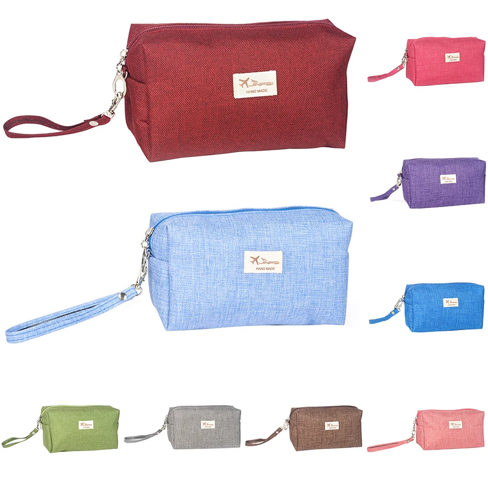 Oxford Cloth Women Men Portable Large Beauty Travel Cosmetic Bag