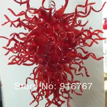 C93-Free дом красный кулон из венецианского стекла свет