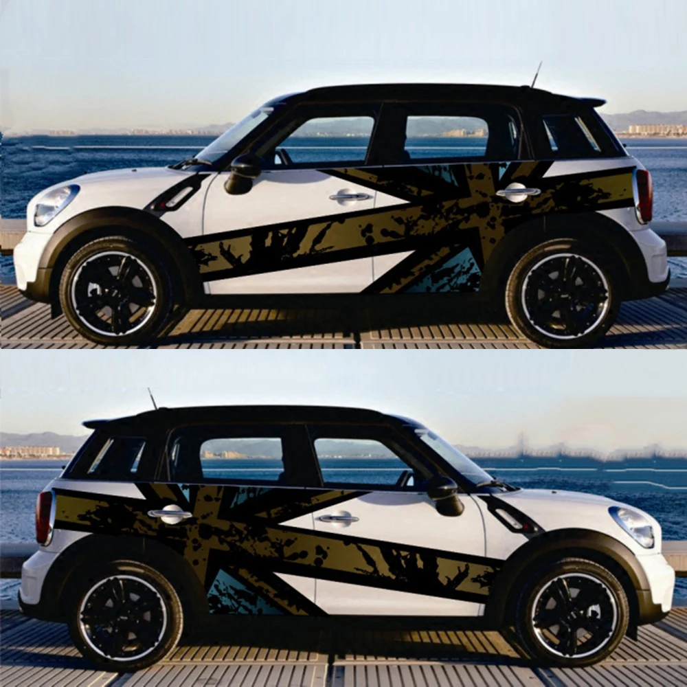 Двусторонняя наклейка на дверь автомобиля Jack для MINI Cooper F54 F55 F56 F60 R55 R56 R60 Countryman