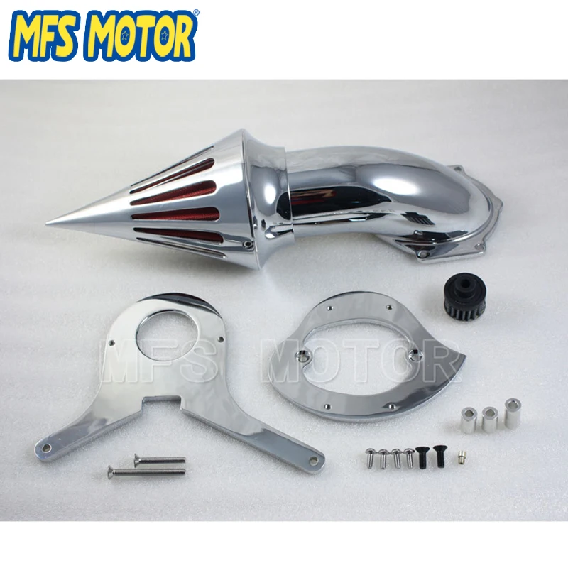 

Motorcycle NEW Spike Air Cleaner Kit Intake Filter for Honda Shadow Aero 750 All Year Chrome