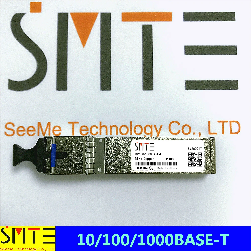 Совместимость с juniper networks sfp-1ge-fe-e-t 10/100/1000Base-T Медь RJ-45 100 м модуль трансивера SFP