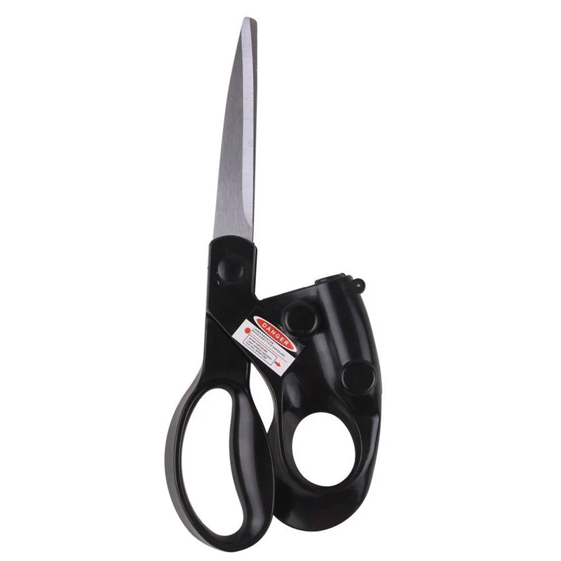 

2018 Popular New Professional Laser Guided Scissors For home Crafts Wrapping Gifts Fabric Sewing Cut Straight Fast Scissor Shear
