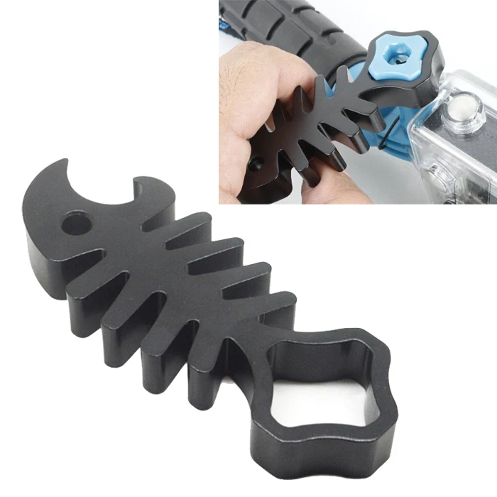 Aluminium Fishbone Thumb Screw Tighten Wrench Screw Spanner Tool Screw