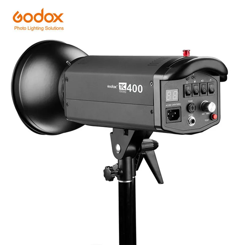 

Godox TC400 TC-400 220V Pro Photography Lighting Studio Flash Strobe 400W Photo Flash Light for Wedding Photography