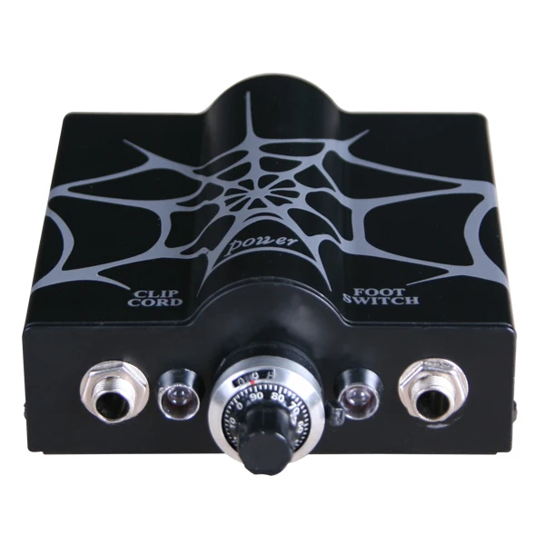 UPTATSUPPLY Professional Mini Tattoo Power Supply Black Spider 