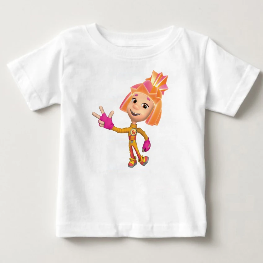 

The Fixies Cartoon Design T-Shirt Children Funny Short Sleeve Tops Kids T Shirt 2018Hot selling boys girls' favorite clothes MJ