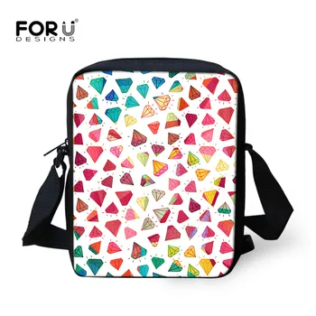 

FORUDESIGNS Candy Color Geometric Women Messenger Bags Lady Casual Summer Shoulder Bolsas Feminina Customized With Own Logo Bag