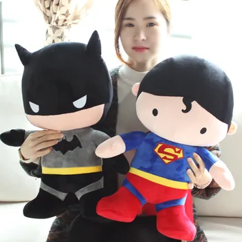 

Dorimytrader50cm Funny Stuffed Soft Plush Giant Cartoon Anime Superman Batman Toy Nice Baby For Children Kids Birthday Gift