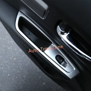 

For Left Hand Driving! ABS Matte Interior Window Switch Button Cover Trim For Renault Koleos / For Renault Samsung QM6 2017