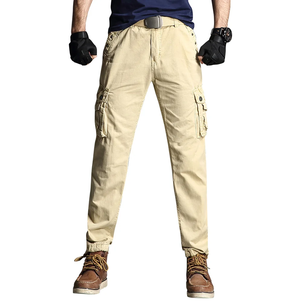 2019 New Spring Men Cargo Pants Mens Loose Army Tactical Pants Multi-pocket Trousers Male Army Khaki Military Overalls Clothes 2019 New Spring Men Cargo Pants Mens Loose Army Tactical Pants Multi-pocket Trousers Male Army Khaki Military Overalls Clothes