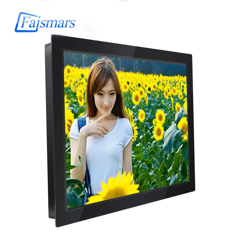 Новое поступление! Faismars 15 дюймов разрешение 1400*1050 TFT lcd-панель дисплей 1" стойка крепление промышленный монитор с VGA AV tv HDMI