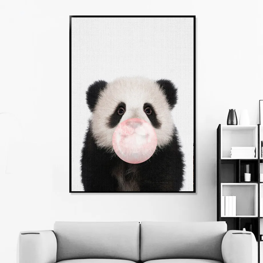 Sheep-Cat-Panda-Blowing-bubbles-Wall-Art-Canvas-Painting-Nordic-Posters-And-Prints-Decoration-Pictures-Baby (2)