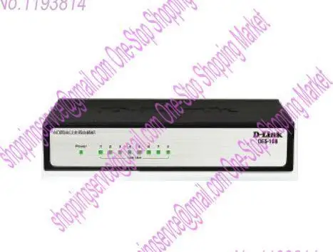 

D-Lin-k DES-108 Hundreds Of Megabytes Of 8 Castiron Shell Desktop Switches Metal Enclosure Cooling Well