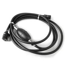1 шт. для Yamaha ЧЕРНЫЙ 8 мм топливный газовый шланг в сборе двигатель масляный бак клапан ручной насос топливная труба аксессуары для мотоциклов автозапчасти