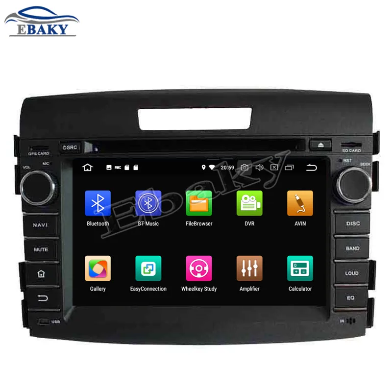 Cheap NaviTopia 7inch 4GB RAM 64GB ROM Octa Core Android 9.0 Car DVD Player For Honda CRV 2012/Bluetooth/GPS/WIFI 10