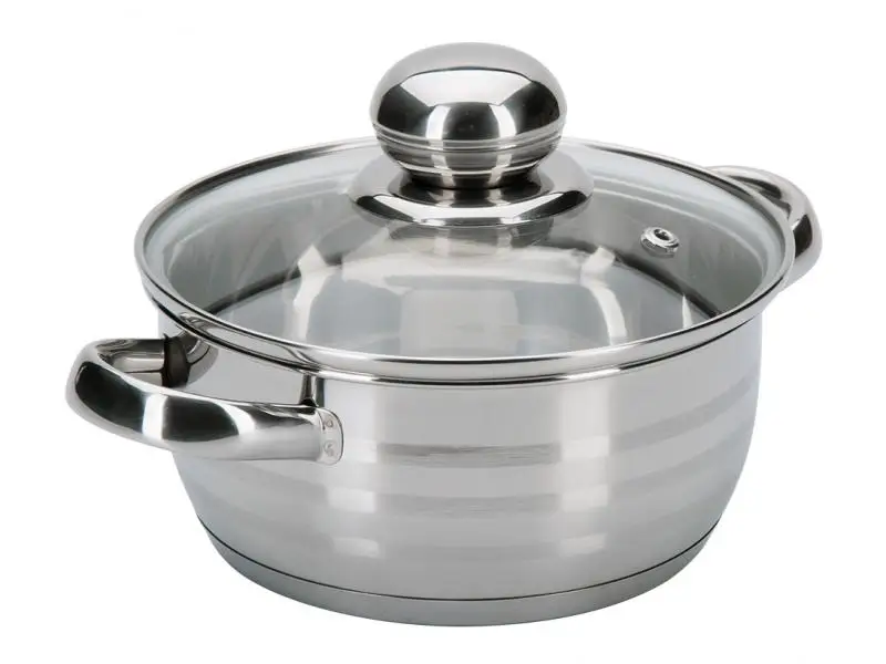 Кастрюля REGENT INOX, LUNA vitro, 1,5 л