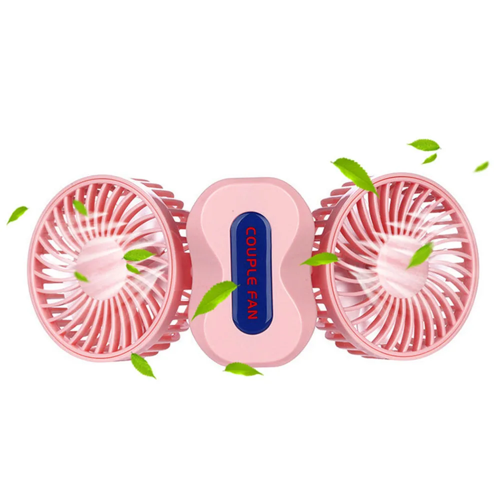 

Mini Fan USB Fan With Night Light Laptop Cooling Portable 180 Degree USB Cooler Desktop Fan With Double Side 1200mAh Battery