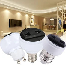 Прочный светильник адаптер E14 до двух-контактный Мощность разъем бытовой питания свет Запчасти держатель лампы для ЕС/США Plug