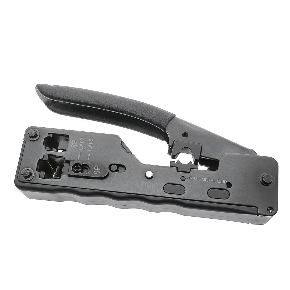Высококачественный инструмент для обжима сети 1 шт. RJ45 RJ11 RJ12 Cat7 Cat6A Cat5e Cat5