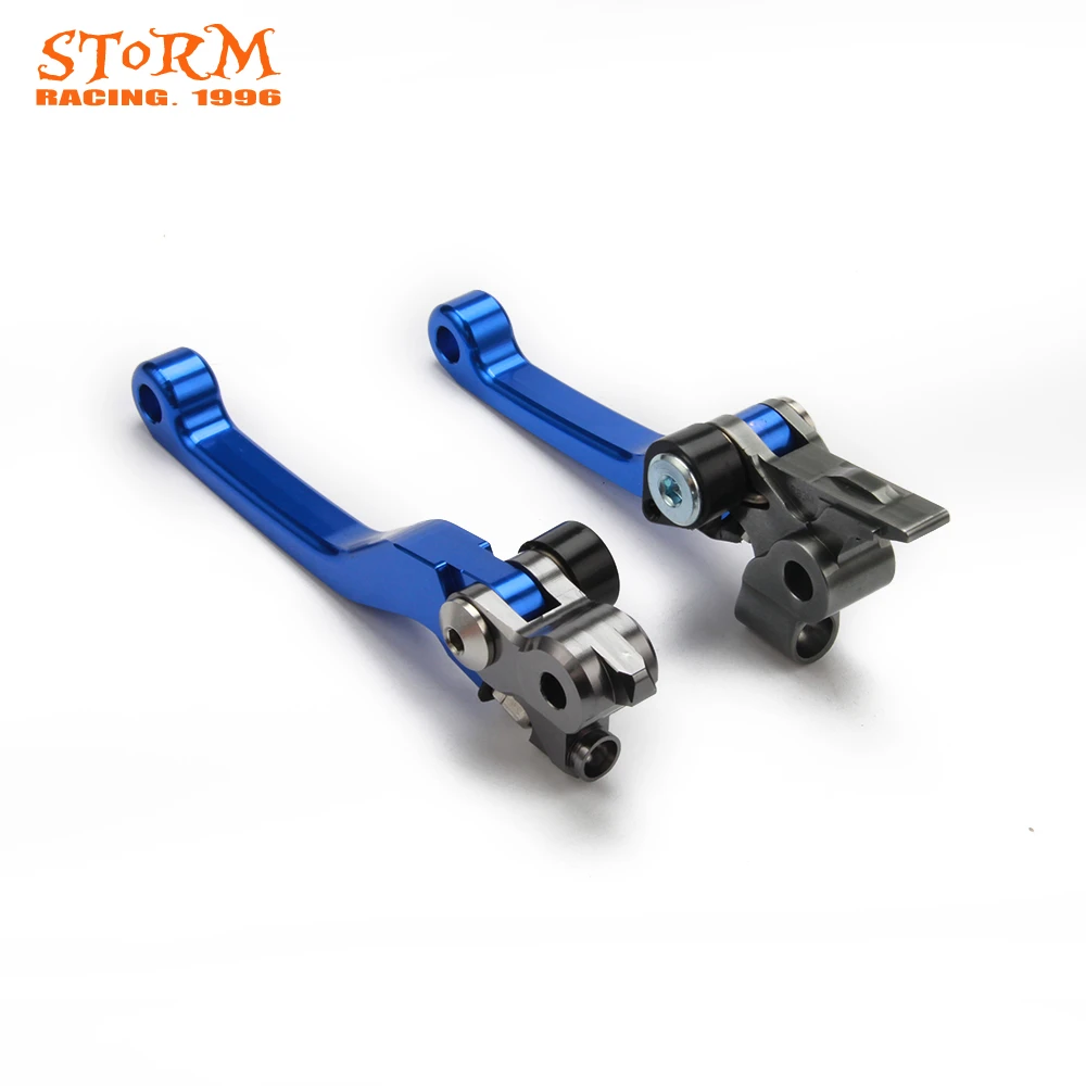 CNC Pivot Brake Clutch Levers For Husqvarna FC, FE, TE, FX, TC, TX 250 350 300 450 – Black Anodized, Pair