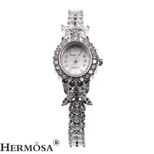 Подарки для валентинки Женские кварцевые наручные часы Whitetopaz часы леди стерлингового серебра звенья браслет ювелирные изделия 7,5 дюймов H8113